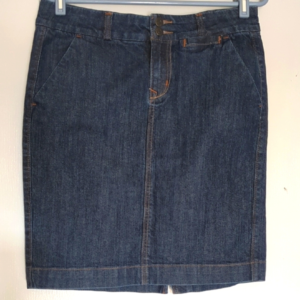 Old Navy Denim Pencil Skirt Size 8